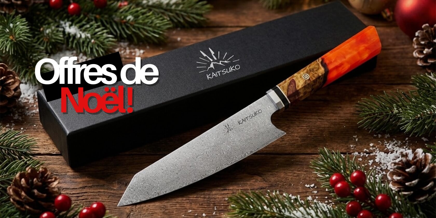 Meilleures offres sur les couteaux japonais Kaitsuko pour Noël
