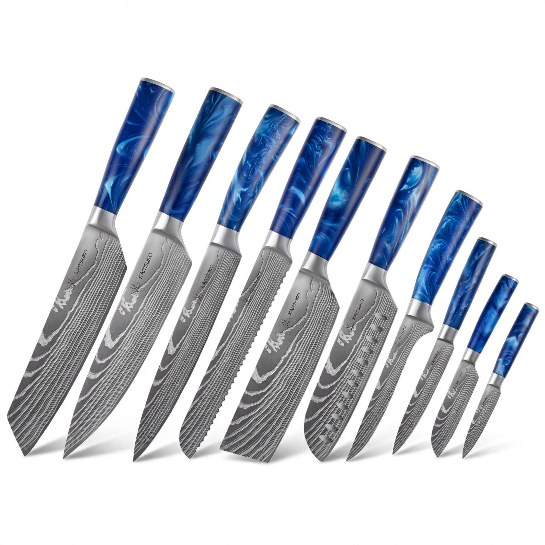 Set van 10 Japanse messen - Chef Tanaka
