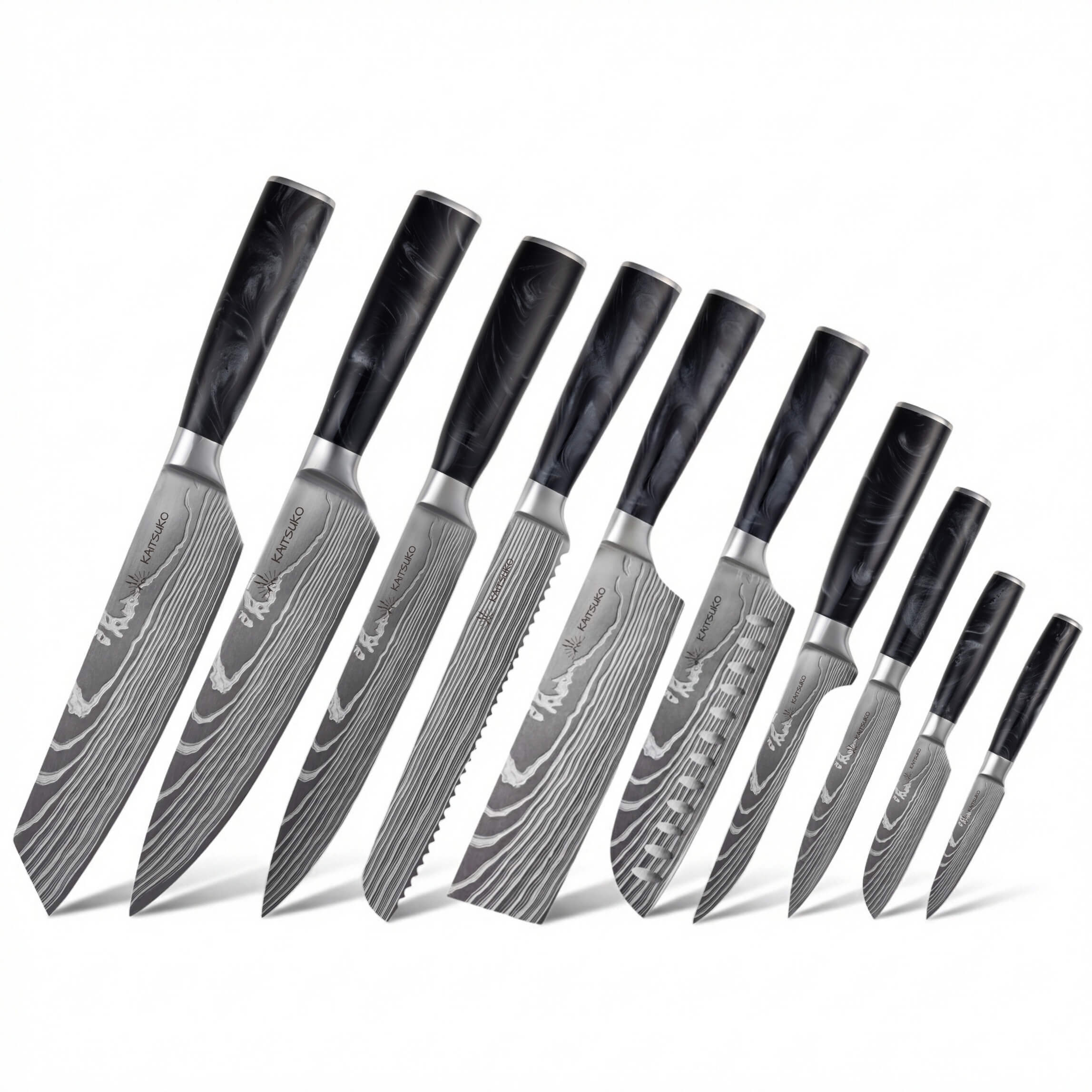 Set van 10 Japanse messen - Chef Tanaka