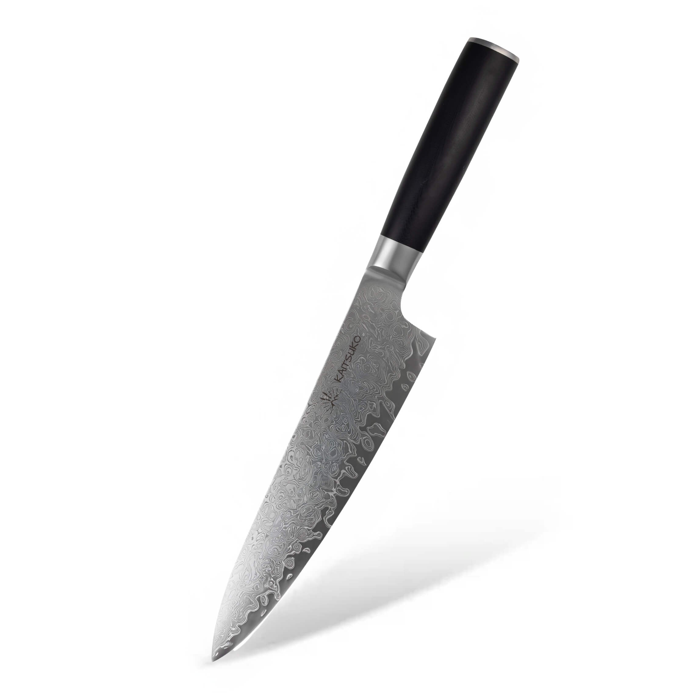 Couteau japonais gyuto Kyoto acier damas