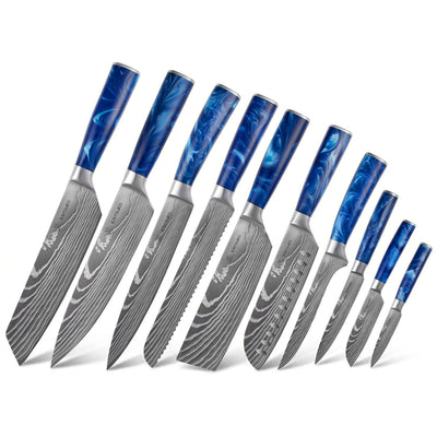 Set van 10 Japanse messen - Chef Tanaka
