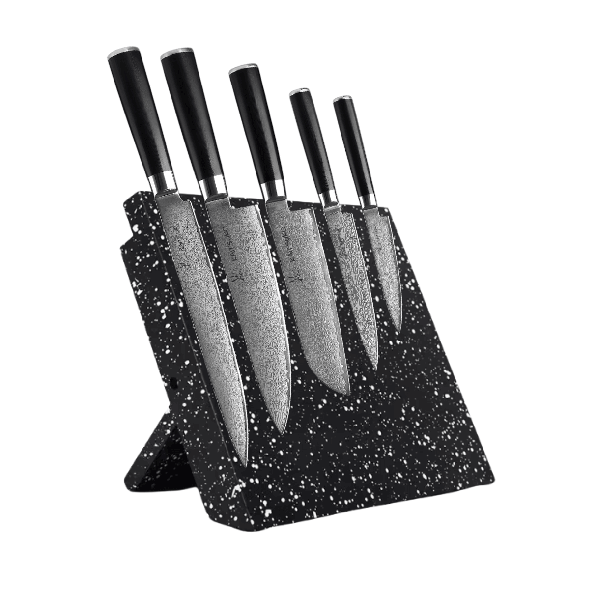 porte couteaux noir japonais forgés à la main